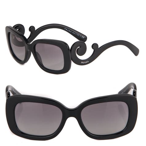 prada baroque black|Prada baroque sunglasses white.